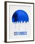 Columbus Skyline Blue-null-Framed Art Print