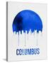Columbus Skyline Blue-null-Stretched Canvas