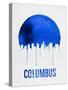 Columbus Skyline Blue-null-Stretched Canvas