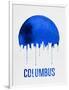 Columbus Skyline Blue-null-Framed Art Print