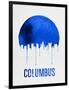 Columbus Skyline Blue-null-Framed Art Print