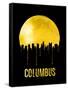 Columbus Skyline Yellow-null-Framed Stretched Canvas