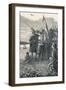 Columbus Takes Possession of San Salvador for Spain, 1904-null-Framed Giclee Print