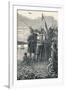 Columbus Takes Possession of San Salvador for Spain, 1904-null-Framed Giclee Print