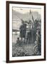 Columbus Takes Possession of San Salvador for Spain, 1904-null-Framed Giclee Print