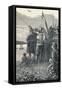 Columbus Takes Possession of San Salvador for Spain, 1904-null-Framed Stretched Canvas