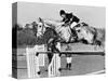 Columbus the Horse of Princess Anne Clearing Obstacale in Jumping Section of Windsor Horse Trials-null-Stretched Canvas