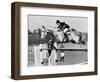 Columbus the Horse of Princess Anne Clearing Obstacale in Jumping Section of Windsor Horse Trials-null-Framed Photographic Print