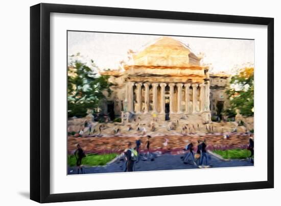 Columbus University - In the Style of Oil Painting-Philippe Hugonnard-Framed Giclee Print