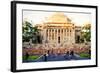 Columbus University - In the Style of Oil Painting-Philippe Hugonnard-Framed Giclee Print