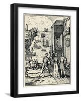 Columbus with Ferdinand and Isabella, (3rd August 149), 1912-null-Framed Giclee Print
