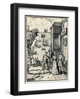 Columbus with Ferdinand and Isabella, (3rd August 149), 1912-null-Framed Premium Giclee Print