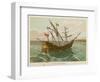 Columbuss Caravel Formerly the Marigalante-null-Framed Art Print