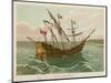 Columbuss Caravel Formerly the Marigalante-null-Mounted Art Print