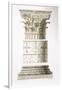 Column and Capital-null-Framed Giclee Print