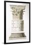 Column and Capital-null-Framed Giclee Print