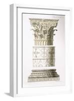 Column and Capital-null-Framed Giclee Print