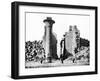 Column and Ruins, Nubia, Egypt, 1887-Henri Bechard-Framed Giclee Print