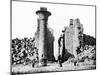 Column and Ruins, Nubia, Egypt, 1887-Henri Bechard-Mounted Giclee Print