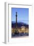 Column at Schlossplatz Square and Neues Schloss Castle-Markus Lange-Framed Photographic Print