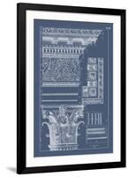 Column & Cornice Blueprint II-Vision Studio-Framed Art Print