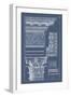 Column & Cornice Blueprint II-Vision Studio-Framed Art Print