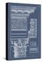 Column & Cornice Blueprint II-Vision Studio-Stretched Canvas