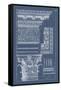 Column & Cornice Blueprint II-Vision Studio-Framed Stretched Canvas