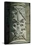 Column Decorated in Relief, Door to the Church of Santa Maria La Major, Montblanc, Catalonia-null-Framed Stretched Canvas