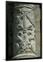 Column Decorated in Relief, Door to the Church of Santa Maria La Major, Montblanc, Catalonia-null-Framed Giclee Print