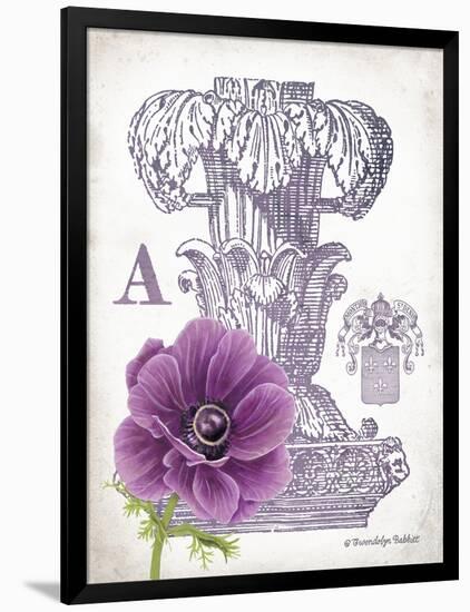 Column & Flower A-Gwendolyn Babbitt-Framed Art Print