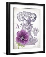 Column & Flower A-Gwendolyn Babbitt-Framed Art Print