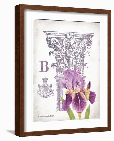 Column & Flower B-Gwendolyn Babbitt-Framed Art Print