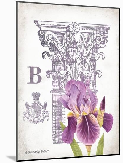 Column & Flower B-Gwendolyn Babbitt-Mounted Art Print