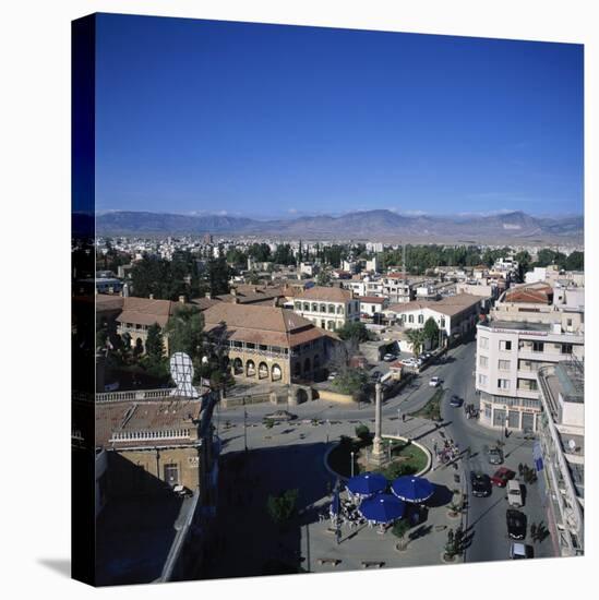 Column from Ancient Salamis Put Up by Venetians in 1489, Ataturk Square, Nicosia, North Cyprus-Christopher Rennie-Stretched Canvas