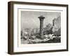 Column in the Great Court of Karnak, Egypt, 1879-null-Framed Giclee Print