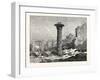 Column in the Great Court of Karnak, Egypt, 1879-null-Framed Giclee Print