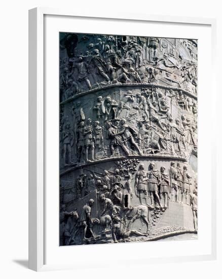 Column of Trajan-Apollodorus Of Damascus-Framed Art Print