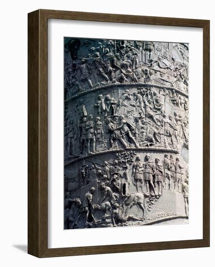 Column of Trajan-Apollodorus Of Damascus-Framed Art Print
