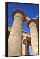 Column Reliefs, Hypostyle Hall, the Ramesseum (Mortuary Temple of Ramese Ii)-Richard Maschmeyer-Framed Photographic Print