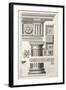 Column & Rosettes-Abraham Swan-Framed Art Print