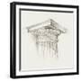 Column Schematic I-Ethan Harper-Framed Art Print