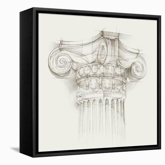 Column Schematic II-Ethan Harper-Framed Stretched Canvas