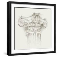 Column Schematic II-Ethan Harper-Framed Art Print