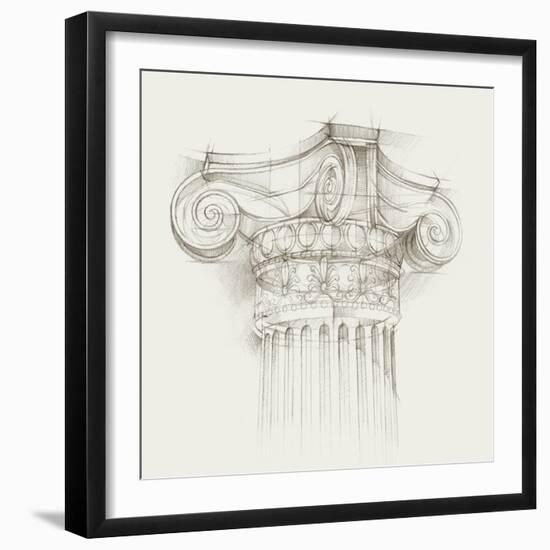 Column Schematic II-Ethan Harper-Framed Art Print