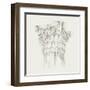 Column Schematic IV-Ethan Harper-Framed Art Print