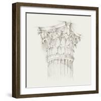 Column Schematic IV-Ethan Harper-Framed Art Print