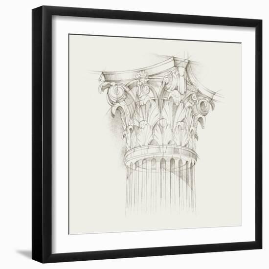 Column Schematic IV-Ethan Harper-Framed Art Print