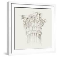 Column Schematic IV-Ethan Harper-Framed Art Print