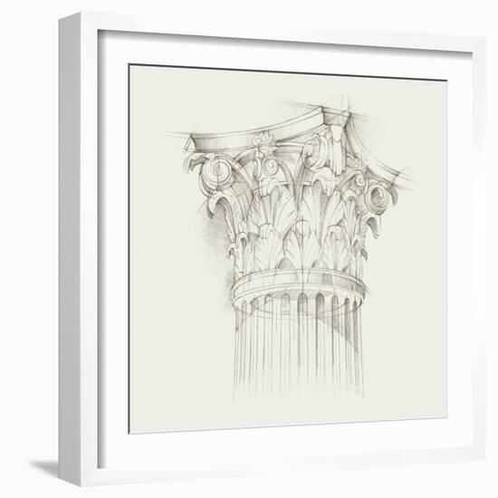 Column Schematic IV-Ethan Harper-Framed Art Print